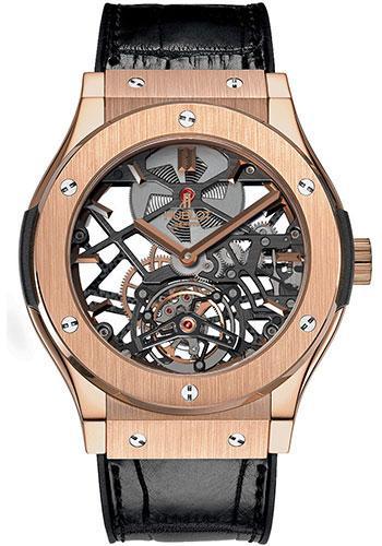 Replica Hublot Classic Fusion 45mm Skeleton Tourbillon Watch 505.OX.0180.LR