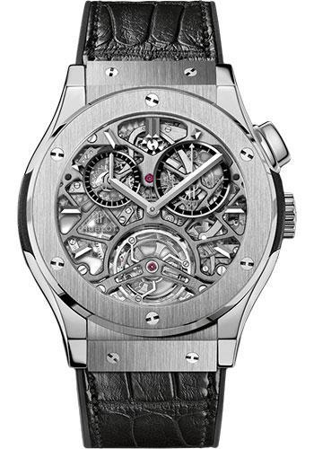 Replica Hublot Classic Fusion 45mm Skeleton Tourbillon Watch 506.NX.0170.LR
