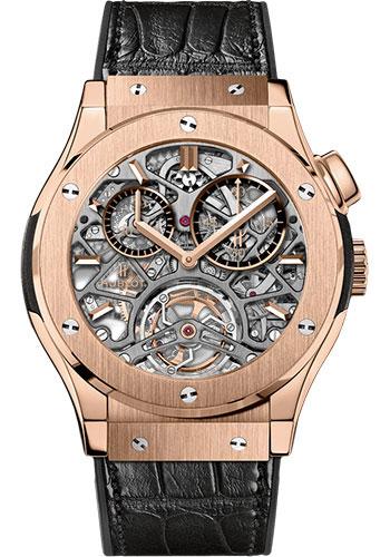 Replica Hublot Classic Fusion 45mm Skeleton Tourbillon Watch 506.OX.0180.LR