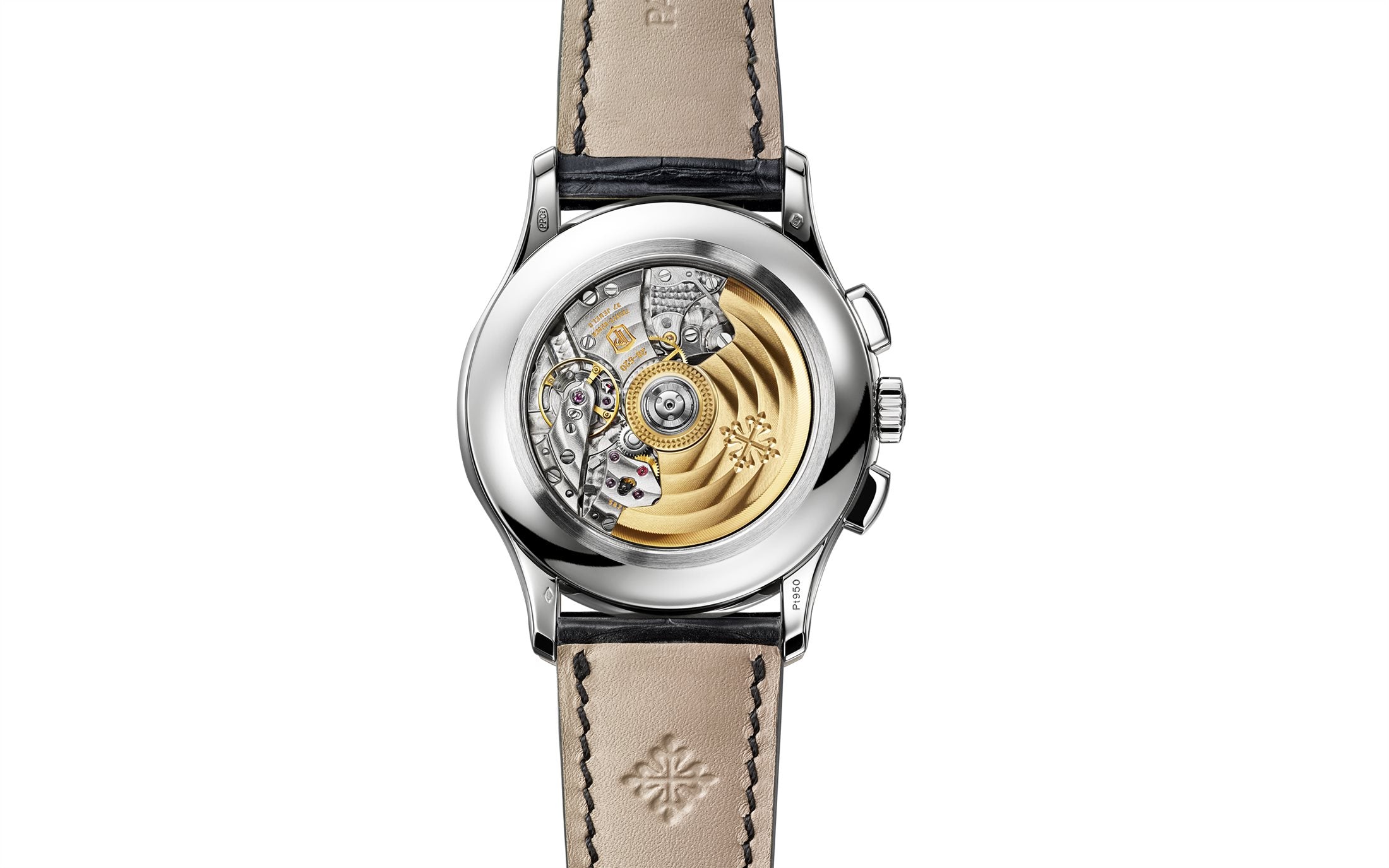 Replica Patek Philippe 5905P Annual Calendar Flyback Chronograph Platinum 42mm Automatic Luxury Watch