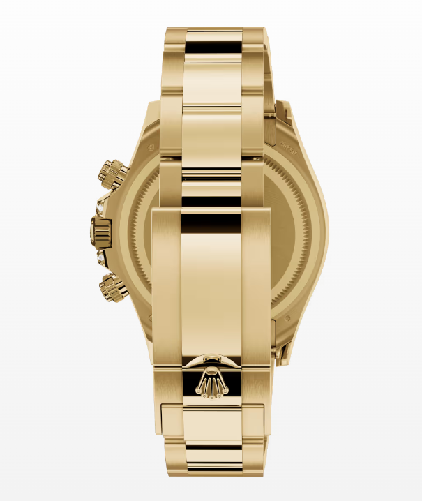 Replica Rolex Cosmograph Daytona Golden Dial 40MM Diamond Bezel Yellow Gold Watch