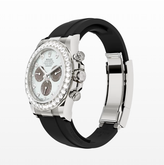 Replica Rolex Cosmograph Daytona MOP Dial Oysterflex Bracelet 40MM Watch