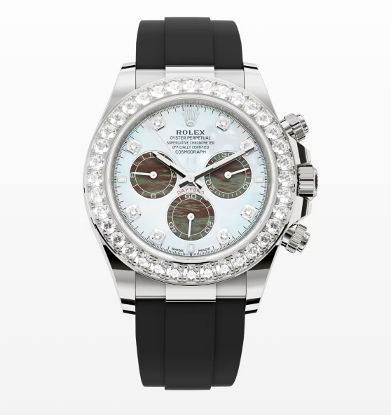 Replica Rolex Cosmograph Daytona MOP Dial Oysterflex Bracelet 40MM Watch