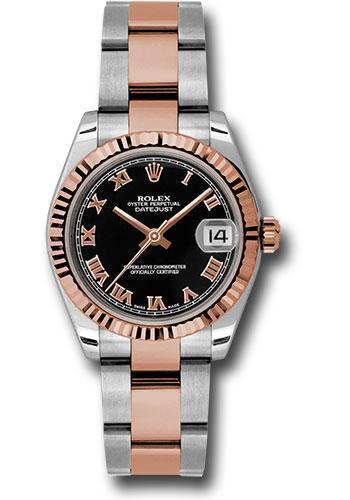 Replica Rolex Datejust 31mm Watch 178271 bkro