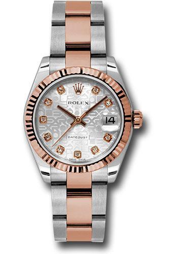 Replica Rolex Datejust 31mm Watch 178271 sjdo Jubilee Diamond Dial