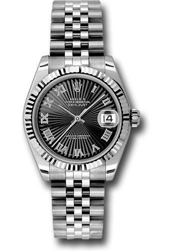 Replica Rolex Datejust 31mm Watch 178274 bksbrj