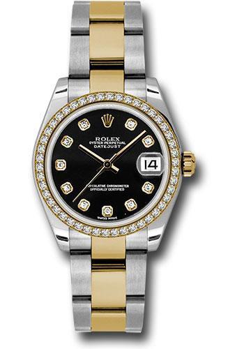 Replica Rolex Datejust 31mm Watch 178383 bkdo