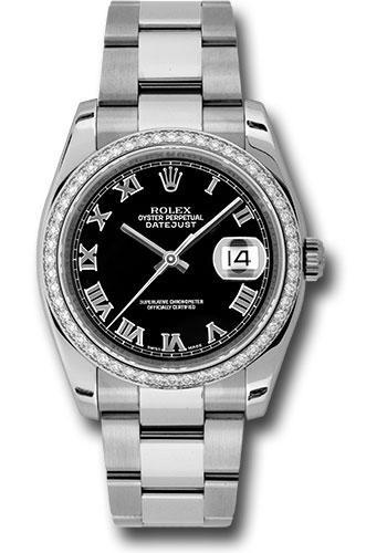 Replica Rolex Datejust 36mm Watch 116244 bkro