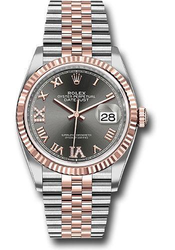 Replica Rolex Datejust 36mm Watch 126231 dkrdr69j Rhodium Diamond Dial
