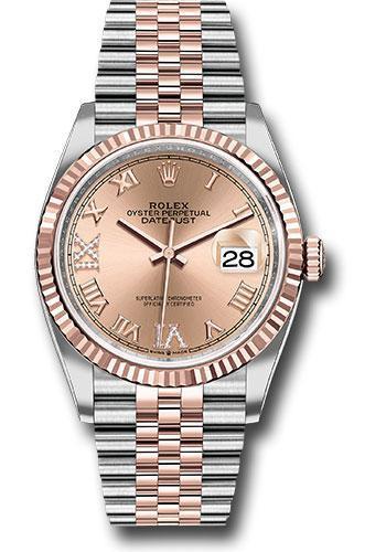 Replica Rolex Datejust 36mm Watch 126231 rdr69j Salmon Diamond Dial