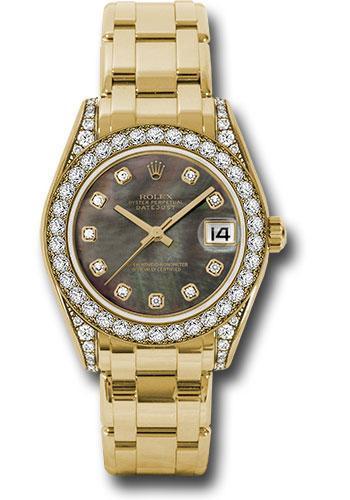 Replica Rolex Datejust Pearlmaster 34mm Watch: 81158 dkmd