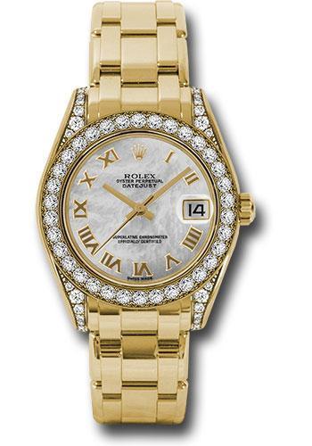 Replica Rolex Datejust Pearlmaster 34mm Watch: 81158 mr