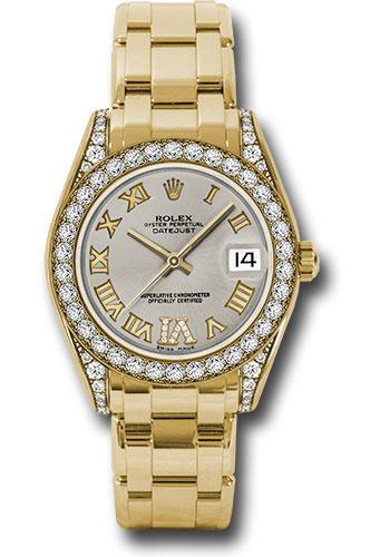 Replica Rolex Datejust Pearlmaster 34mm Watch: 81158 sdr