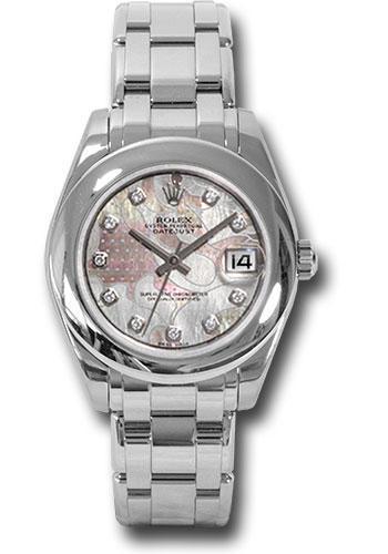 Replica Rolex Datejust Pearlmaster 34mm Watch: 81209 gdd