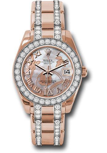 Replica Rolex Datejust Pearlmaster 34mm Watch: 81285 gdddrdp