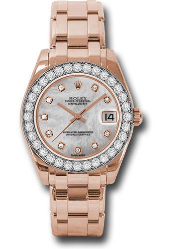 Replica Rolex Datejust Pearlmaster 34mm Watch: 81285 mdp