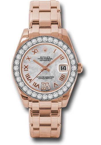 Replica Rolex Datejust Pearlmaster 34mm Watch: 81285 mdrp