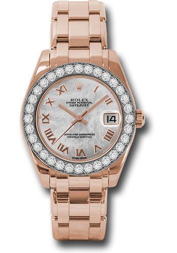 Replica Rolex Datejust Pearlmaster 34mm Watch: 81285 mrp