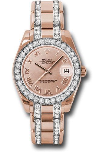 Replica Rolex Datejust Pearlmaster 34mm Watch: 81285 prdp