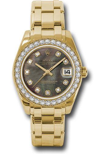 Replica Rolex Datejust Pearlmaster 34mm Watch: 81298 dkmd