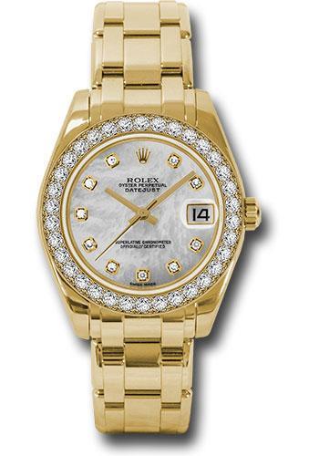 Replica Rolex Datejust Pearlmaster 34mm Watch: 81298 md