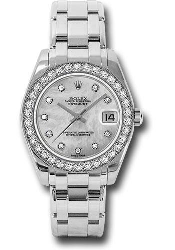 Replica Rolex Datejust Pearlmaster 34mm Watch: 81299 md