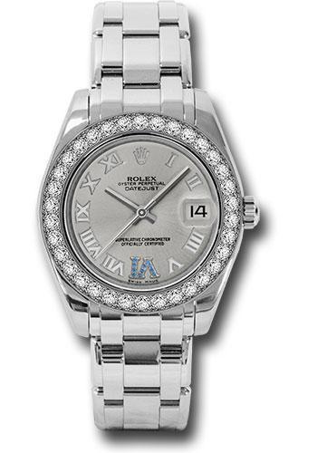 Replica Rolex Datejust Pearlmaster 34mm Watch: 81299 ssr