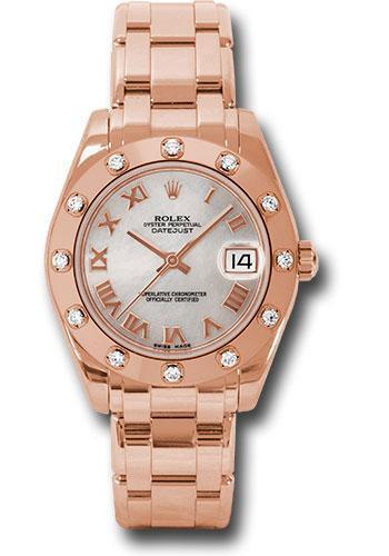 Replica Rolex Datejust Pearlmaster 34mm Watch: 81315 mr