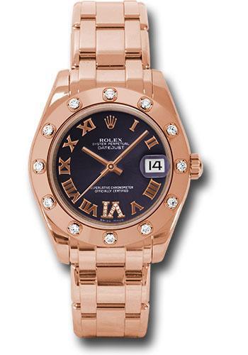 Replica Rolex Datejust Pearlmaster 34mm Watch: 81315 pdr