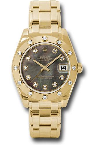 Replica Rolex Datejust Pearlmaster 34mm Watch: 81318 dkmd