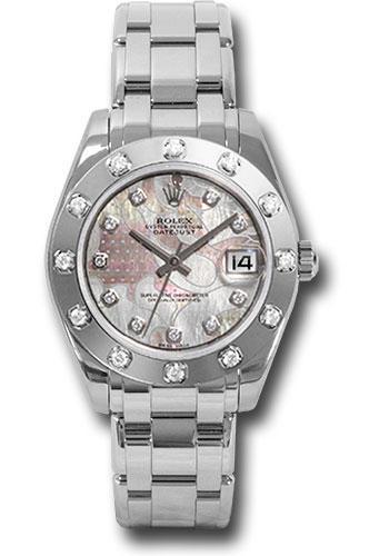 Replica Rolex Datejust Pearlmaster 34mm Watch: 81319 pgdd