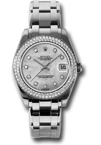 Replica Rolex Datejust Pearlmaster 34mm Watch: 81339 md