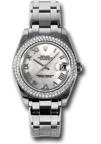 Replica Rolex Datejust Pearlmaster 34mm Watch: 81339 mr