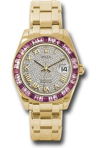 Replica Rolex Datejust Pearlmaster 34mm Watch: 81348SARO dpr