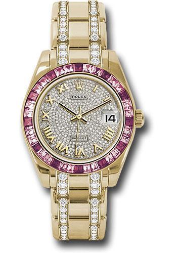 Replica Rolex Datejust Pearlmaster 34mm Watch: 81348SARO dprdp