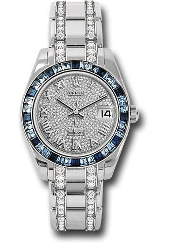 Replica Rolex Datejust Pearlmaster 34mm Watch: 81349SA dprdp