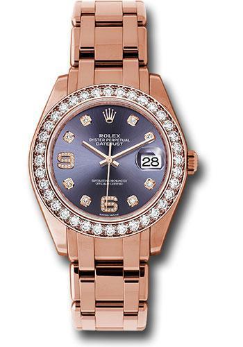 Replica Rolex Datejust Pearlmaster 39mm Watch: 86285 aubd