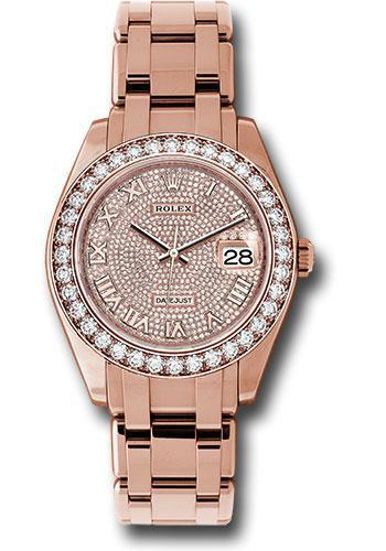 Replica Rolex Datejust Pearlmaster 39mm Watch: 86285 dpr