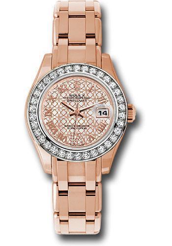 Replica Rolex Datejust Pearlmaster Watch: 80285 mfldr