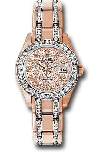 Replica Rolex Datejust Pearlmaster Watch: 80285.74945 mfldr