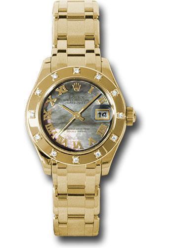 Replica Rolex Datejust Pearlmaster Watch: 80318 dkmr