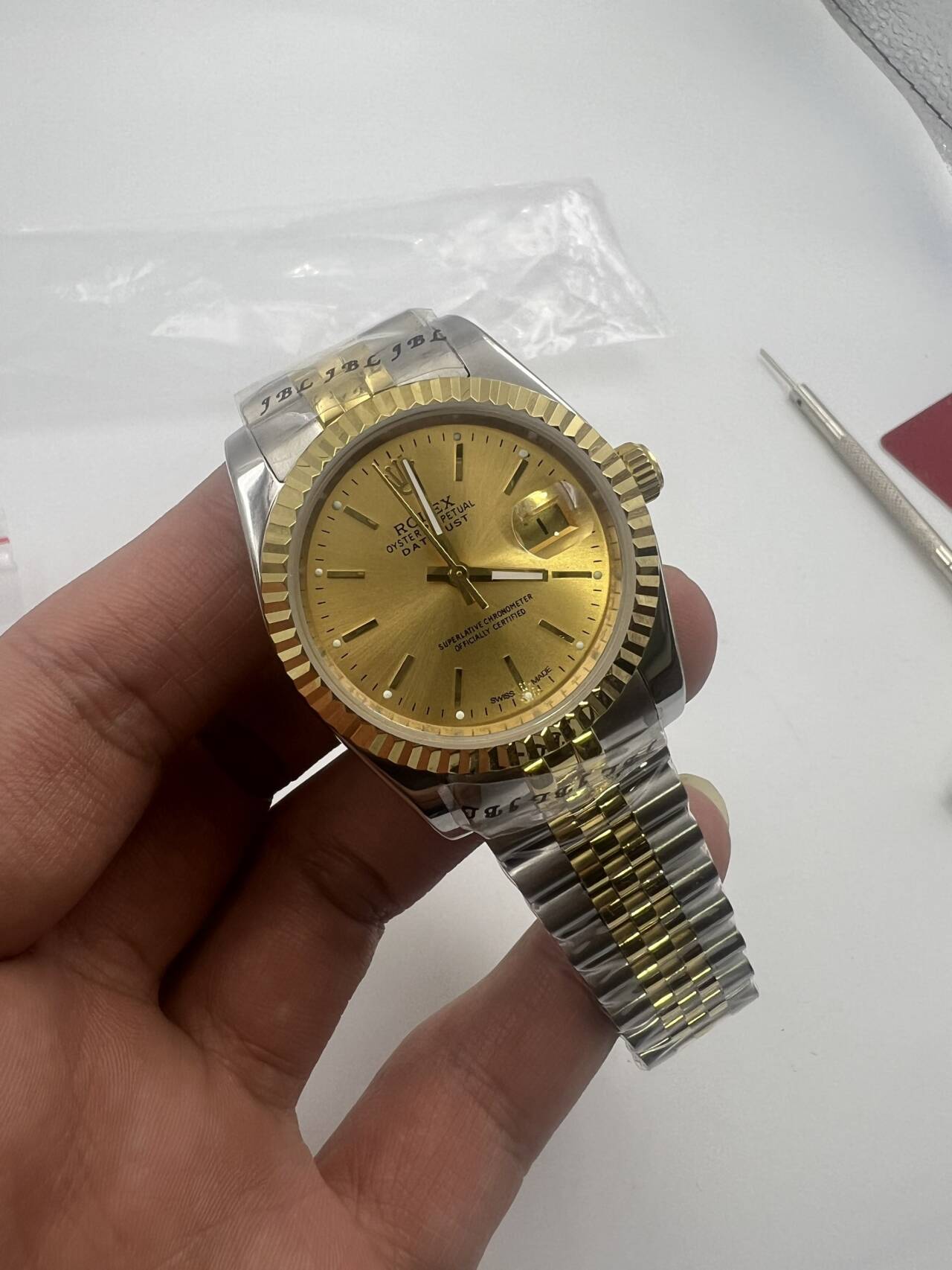 Replica Rolex Datejust Yellow Gold Automatic Vintage Watch New241119