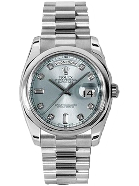 Replica Rolex Day-Date 36mm Watch 118206 gladp