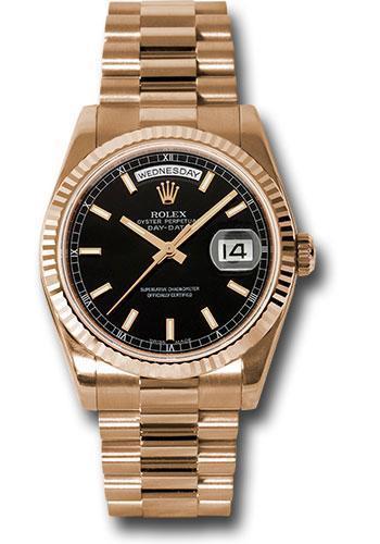 Replica Rolex Day-Date 36mm Watch 118235 bksp
