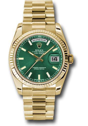 Replica Rolex Day-Date 36mm Watch 118238 grip