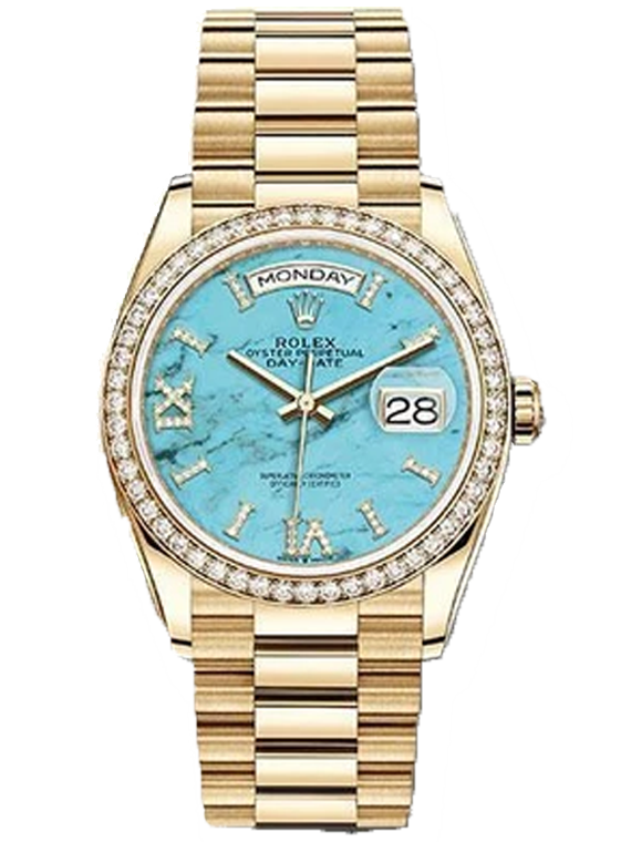 Replica Rolex Day-Date 36mm Watch 128348RBR tdidrp