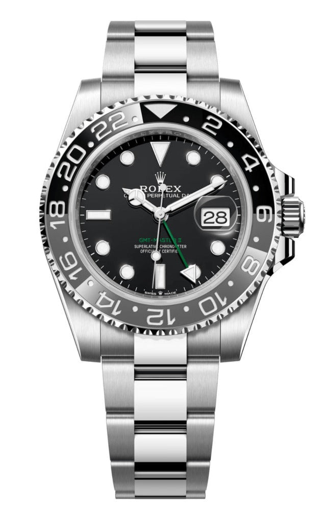Replica Rolex GMT-Master II 126710GRNR Green and Black Bezel Stainless Steel