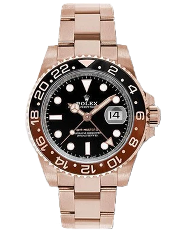Replica Rolex GMT-Master II 126715CHNR Root Beer Everose Gold
