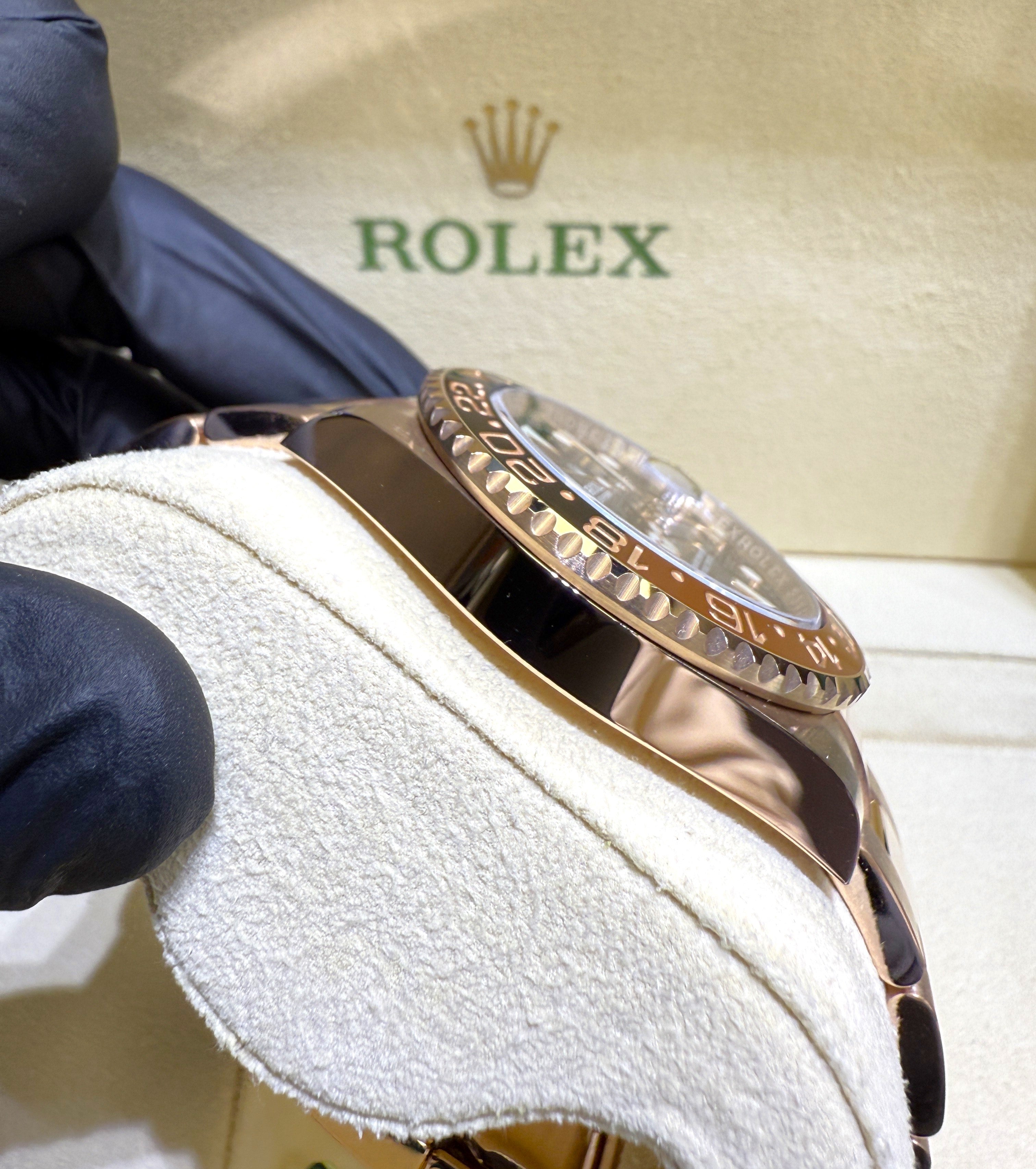 Replica Rolex GMT-Master II 126715CHNR Root Beer Everose Gold