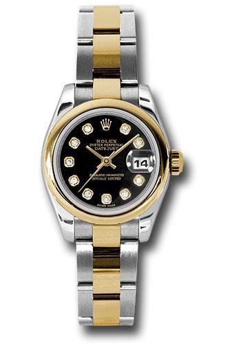 Replica Rolex Lady Datejust 26mm Watch 179163 bkdo